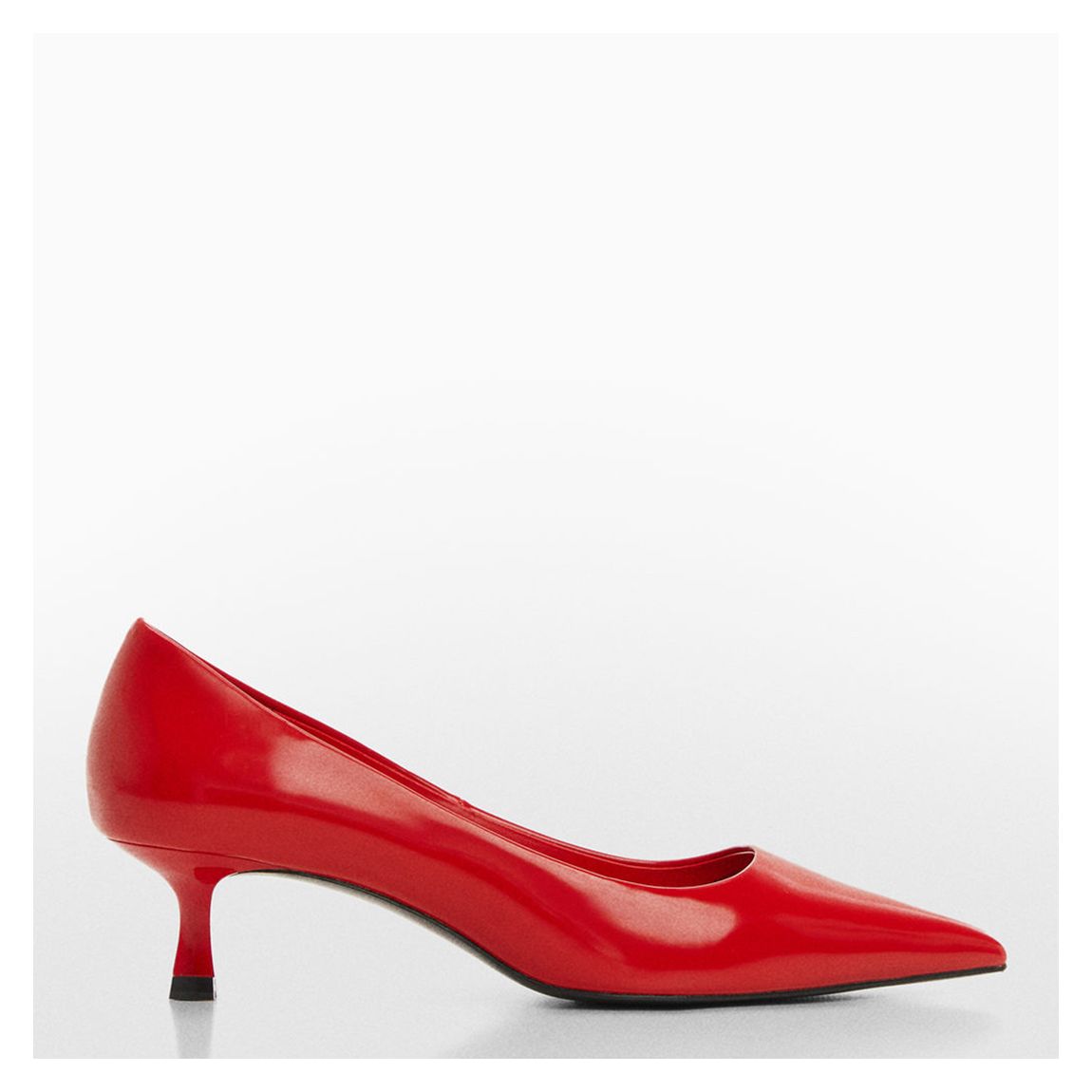 Red Rocky Kitten Heeled Court Shoes main product photo