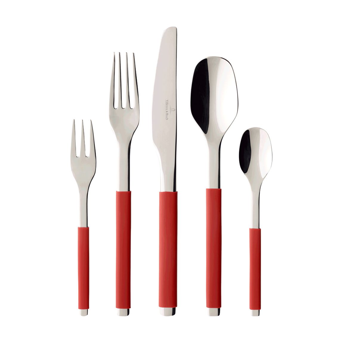 30 Piece S+ Cranberry Cutlery Set main product photo