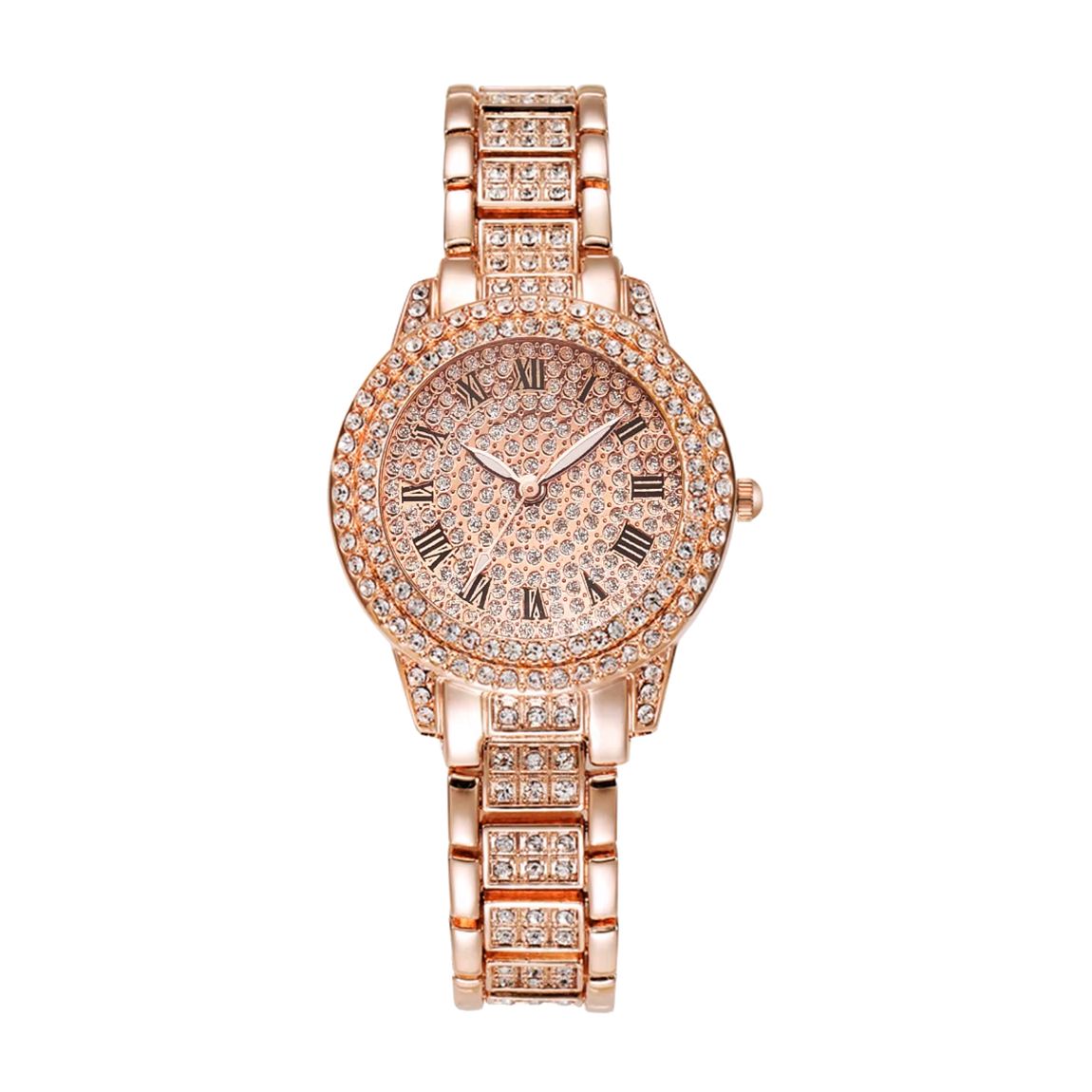 18K Rose Gold Embelisshed Fancy Watch main product photo