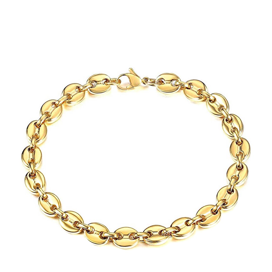 18K Gold Oval Link Bracelet main product photo