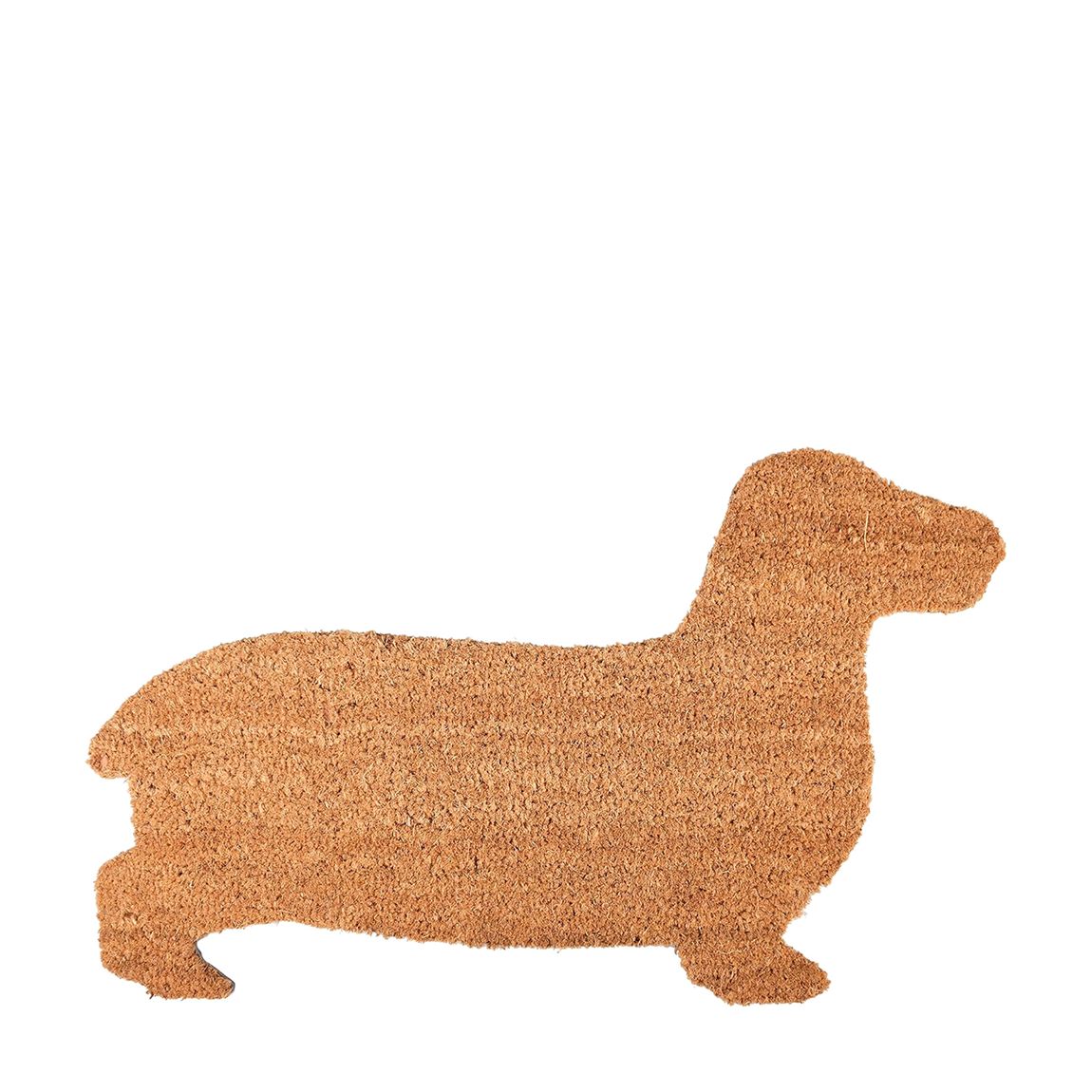 Coir Doormat Dashund Shape, Brown main product photo
