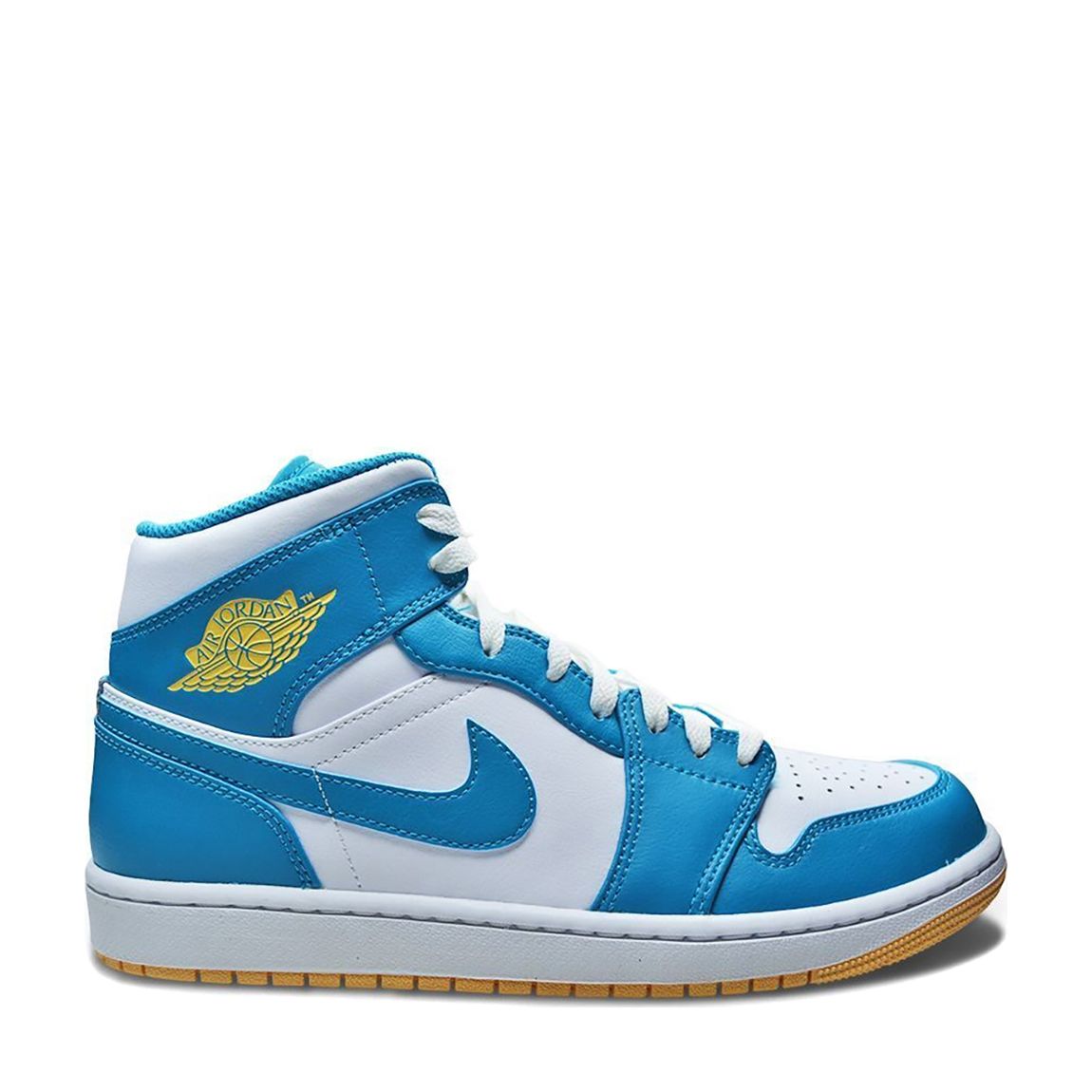 Unisex Aquatone Air Jordan 1 Mid Trainers main product photo