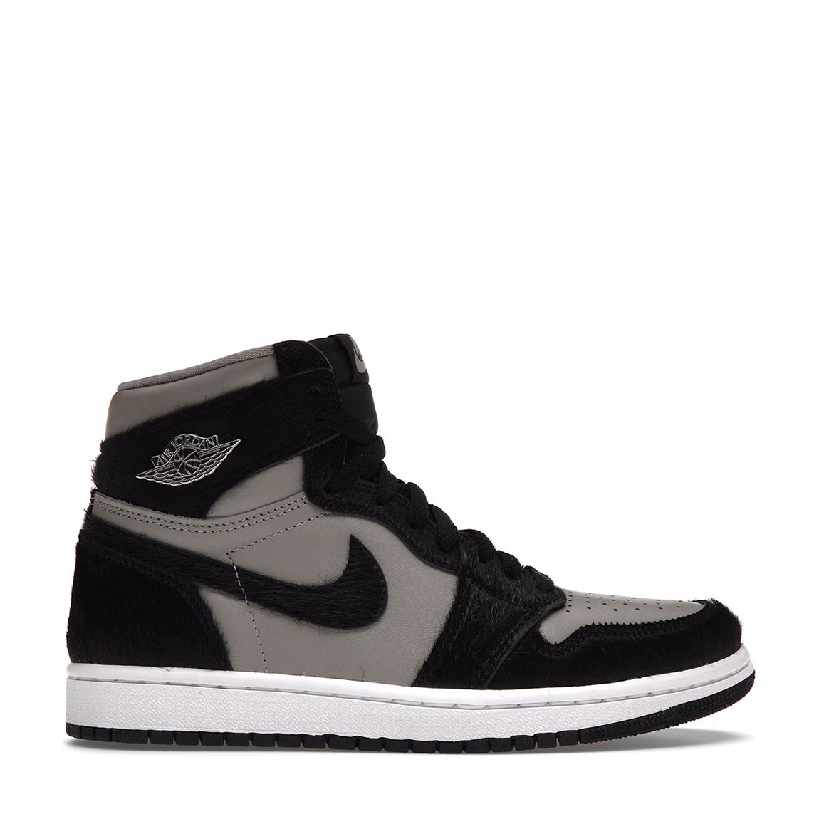 Unisex Grey Jordan 1 Retro High Top Trainers main product photo
