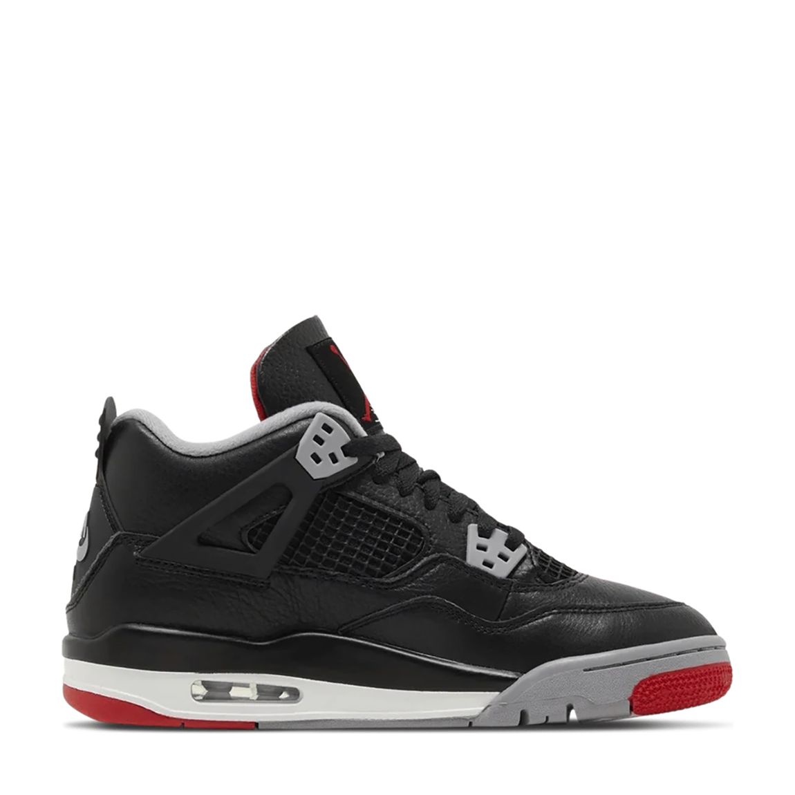 Kid's Black/Grey Jordan 4 Retro Trainers main product photo