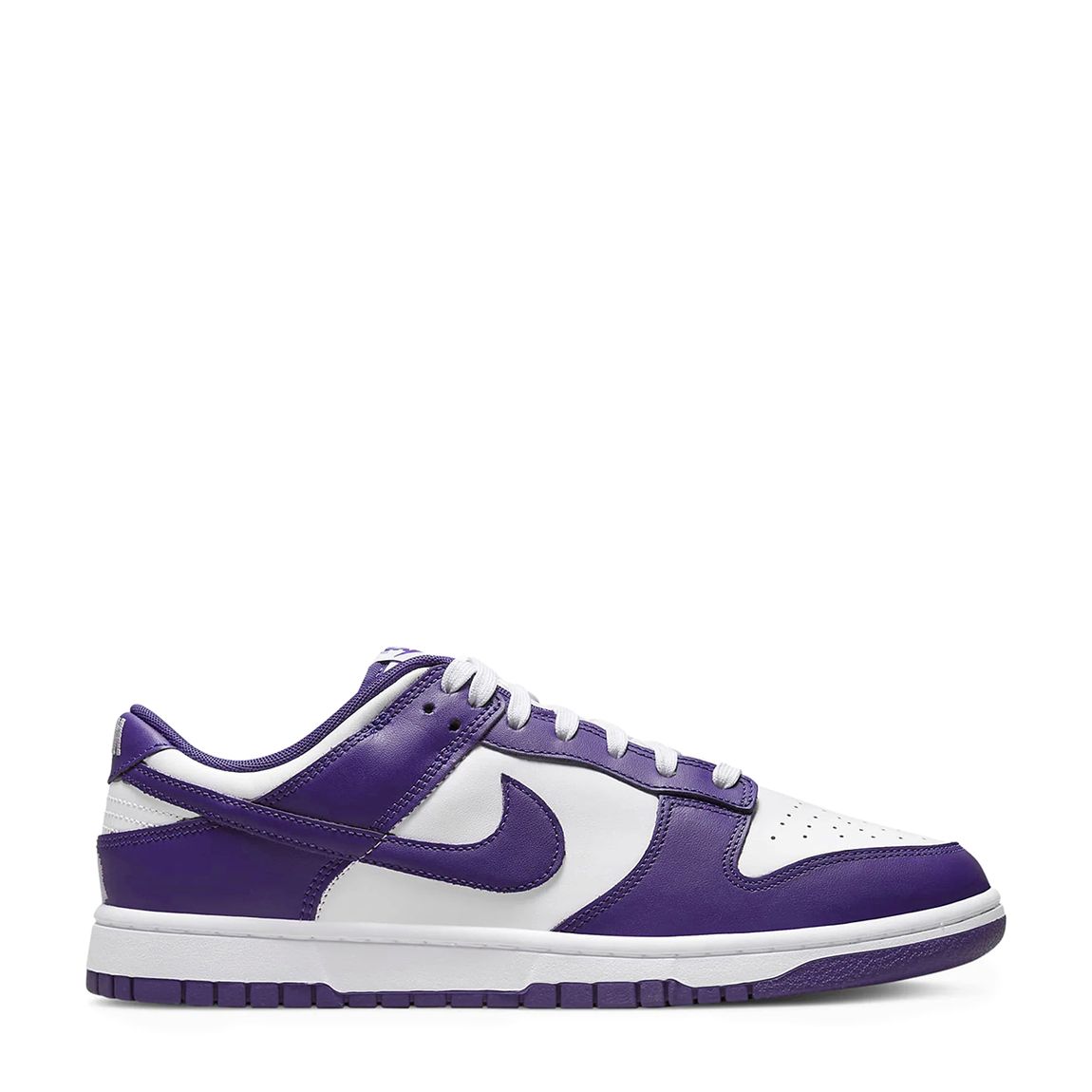 Unisex Purple White Nike Dunk Retro Low Trainers main product photo