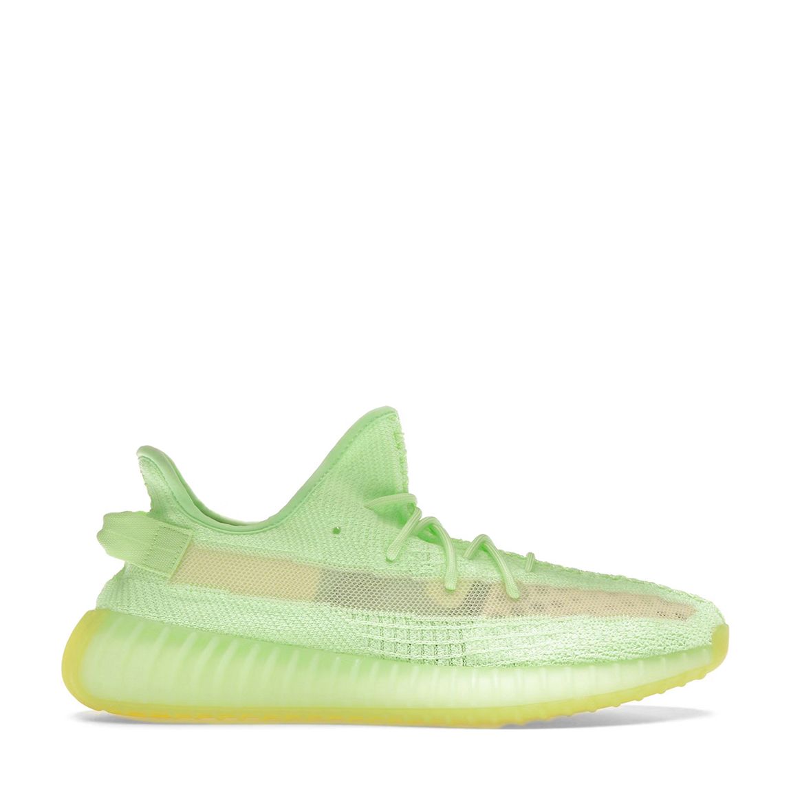 Unisex Green Glow Yeezy Boost 350 V2 Trainers main product photo