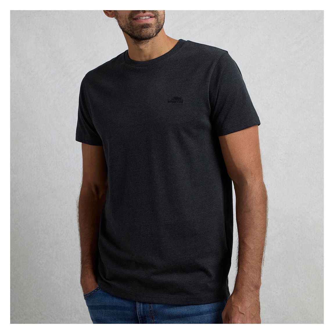 Black Hooked Branded Tee main product photo