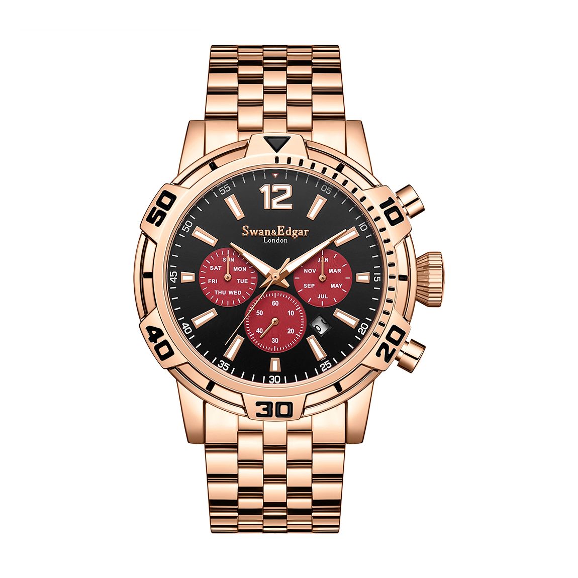 Rose Gold Limited Edition Swan & Edgar Hand Assembled Pioneer Sports Automatic Watch 45mm main product photo