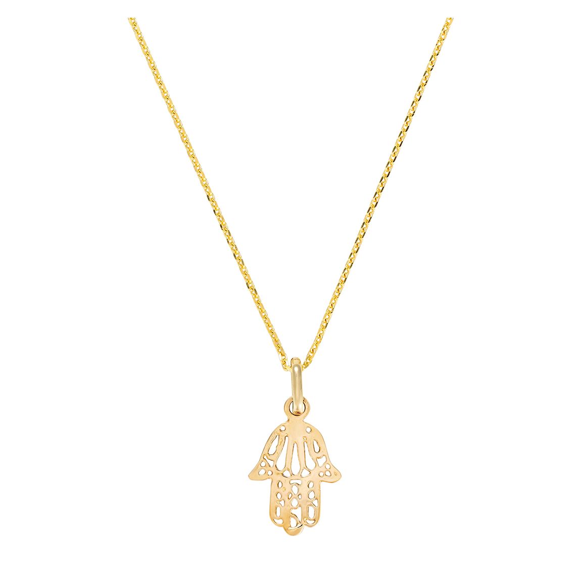 Gold Jolie Main de Fatma Pendant Necklace main product photo