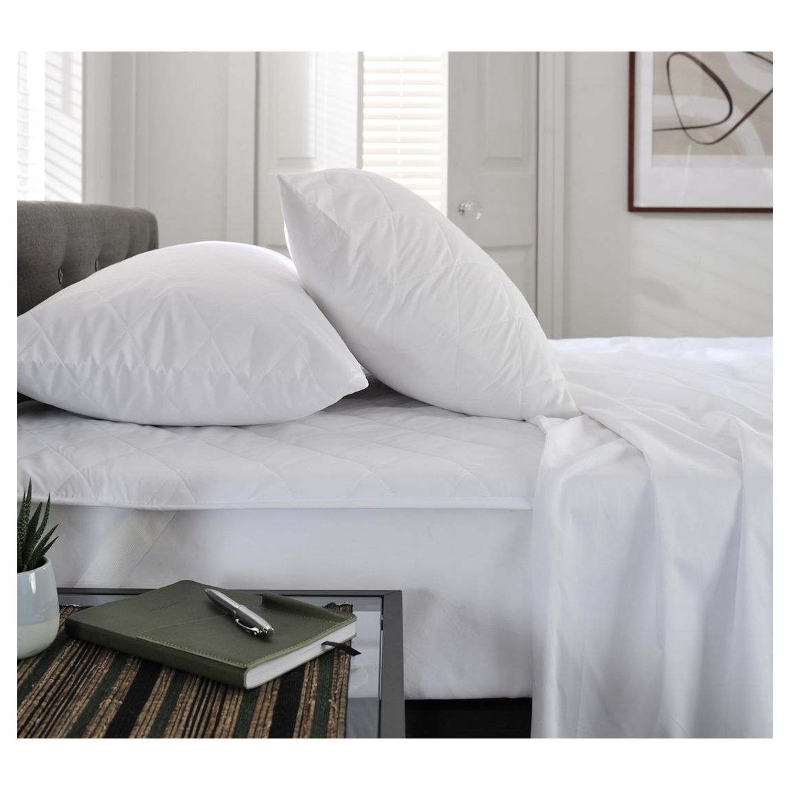 Quick Dry Quilted Mattress Protector main product photo