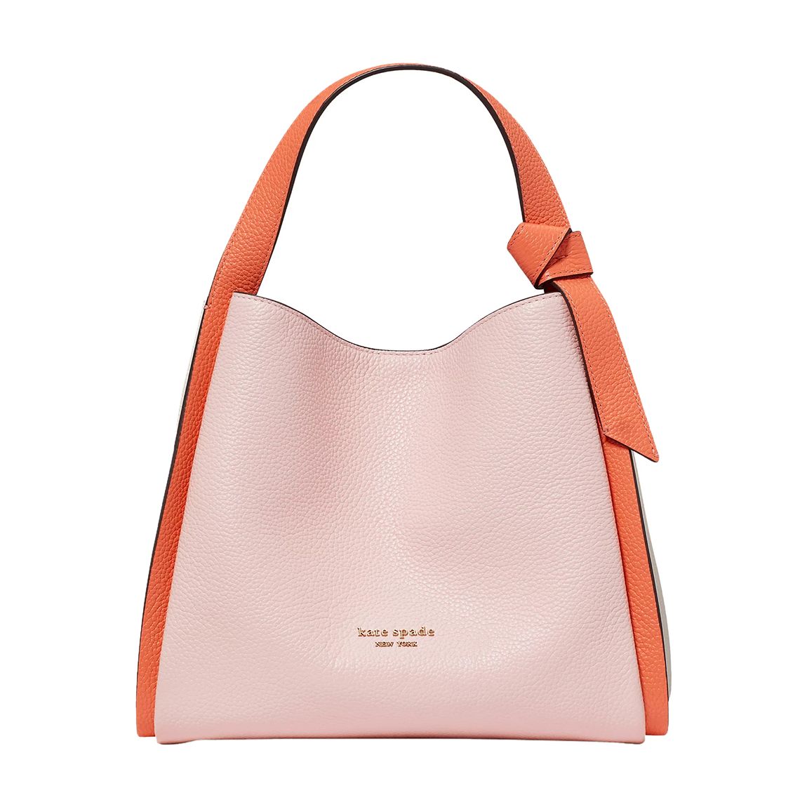 Pink Multi Knott Colour Blocked Medium Crossbody Tote main product photo