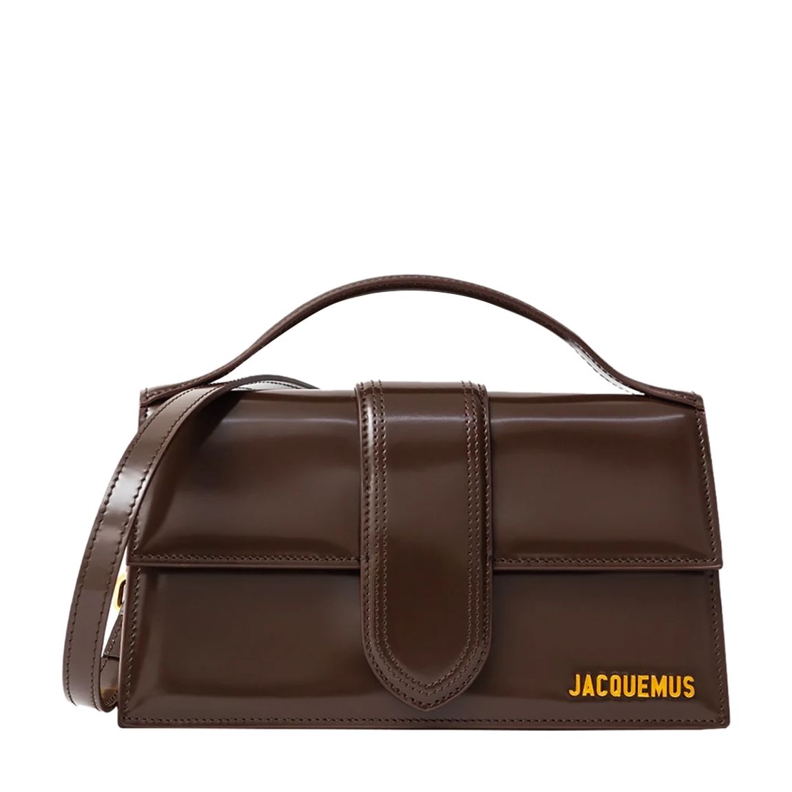 Brown Jacquemus Le Grand Bambino Bag main product photo