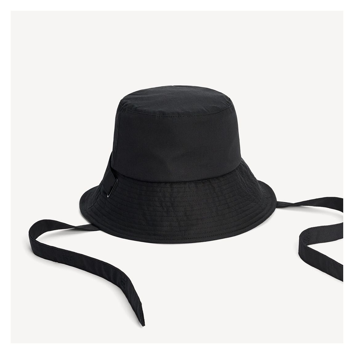 Black Piova Bucket Hat Bonnet main product photo