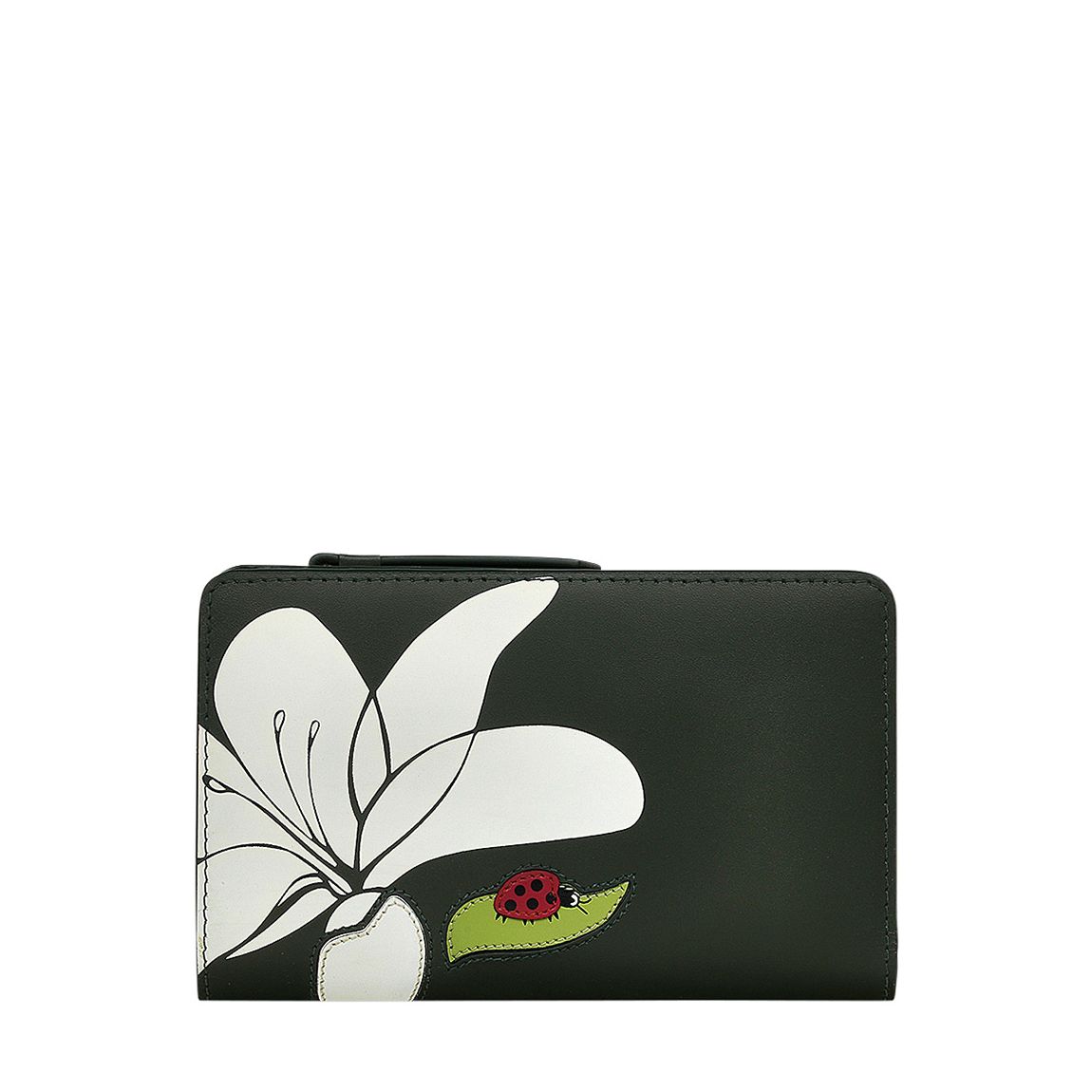Racing Green Leather Medium Bifold Purse main product photo