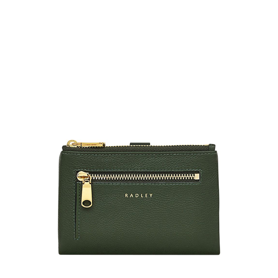 Bottle Green Leather Medium Bifold Purse main product photo