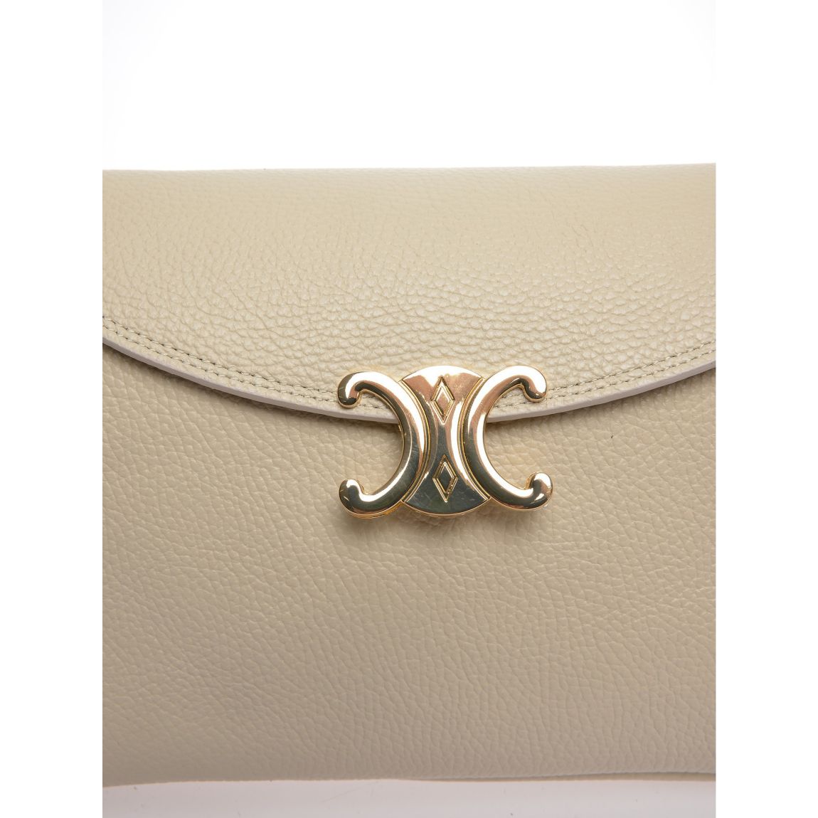 Beige Italian Leather Handbag main product photo