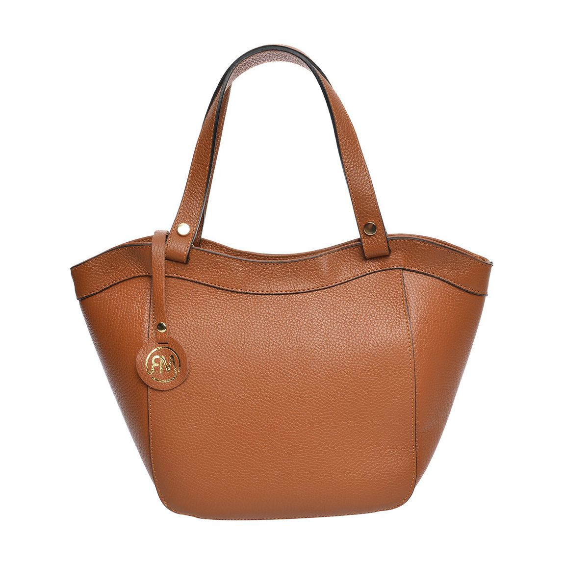 Brown Leather Handbag By Roberta M main product photo