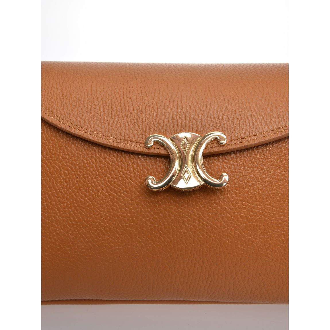 Brown Italian Leather Handbag main product photo