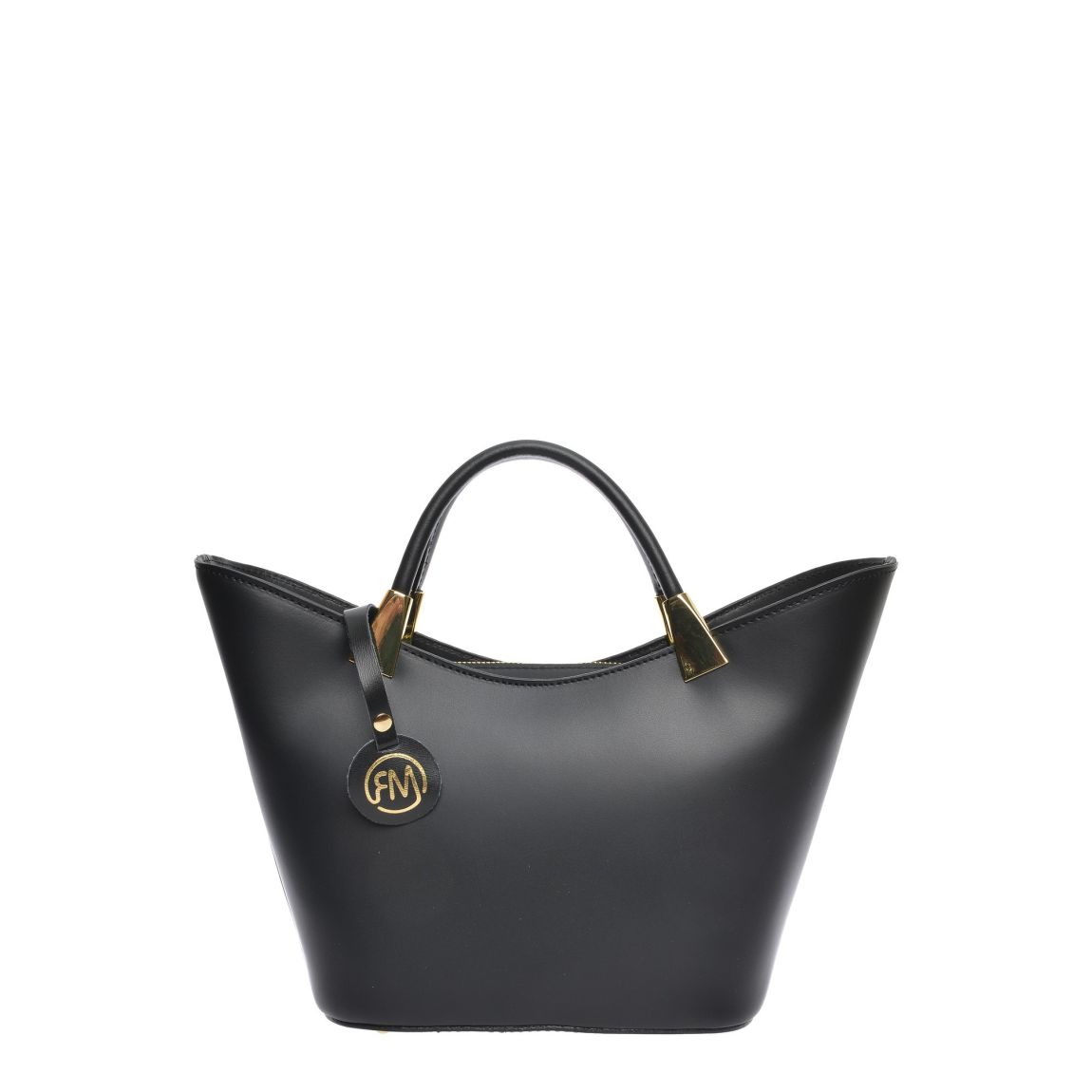 Black Leather Hobo Bag By Roberta M main product photo