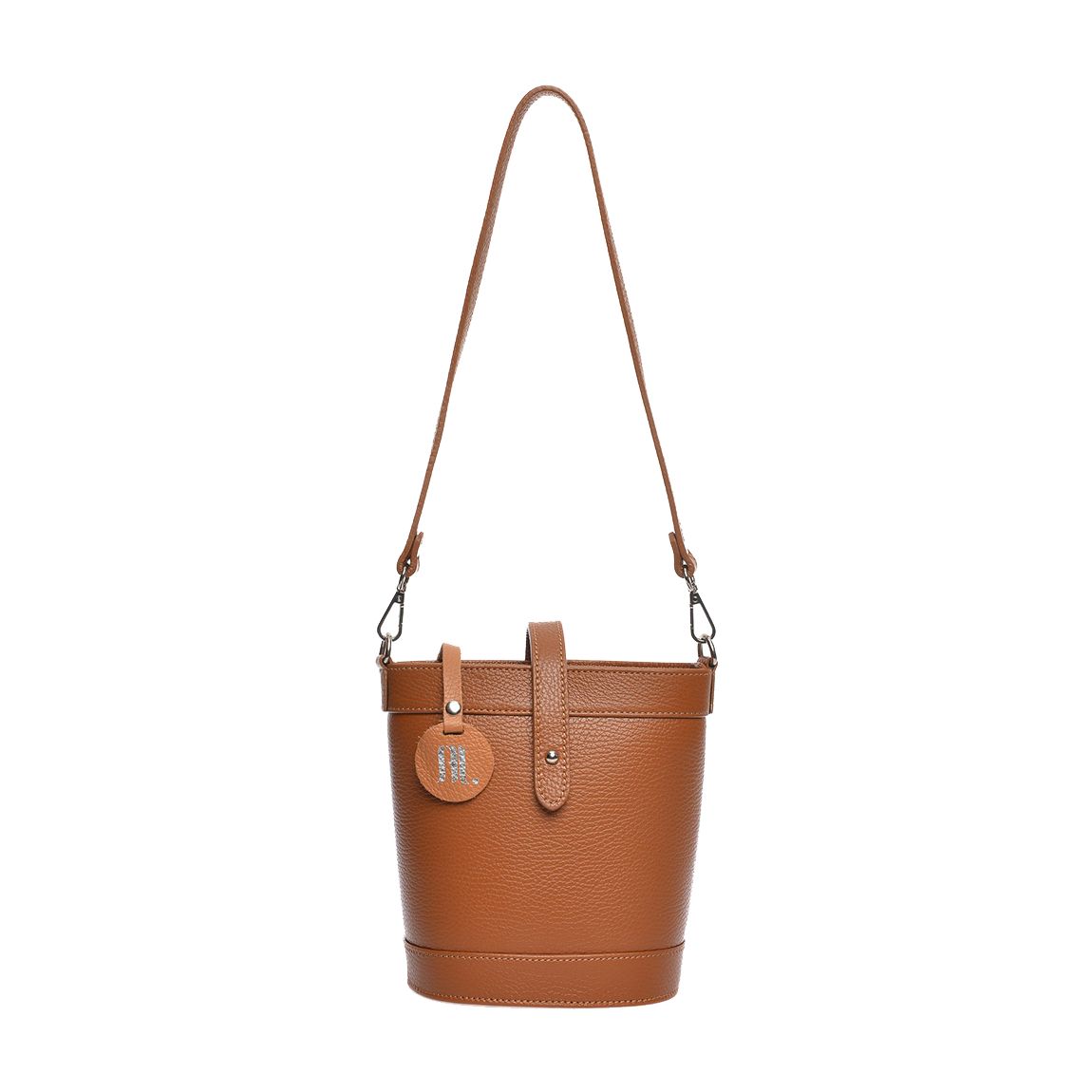 Brown Leather Crossbody Bag By Roberta M main product photo