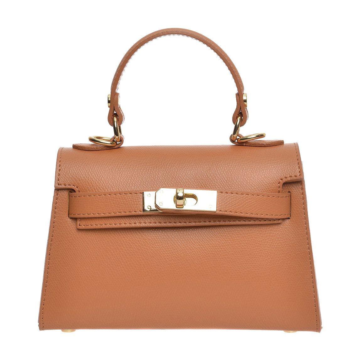 Brown Leather Handbag By Roberta M main product photo