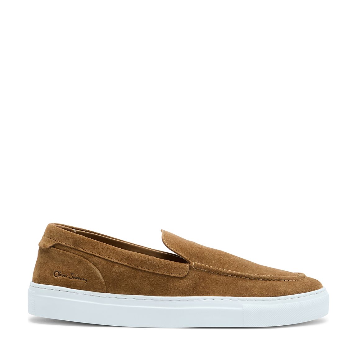 Taupe Gelding Suede Loafers main product photo