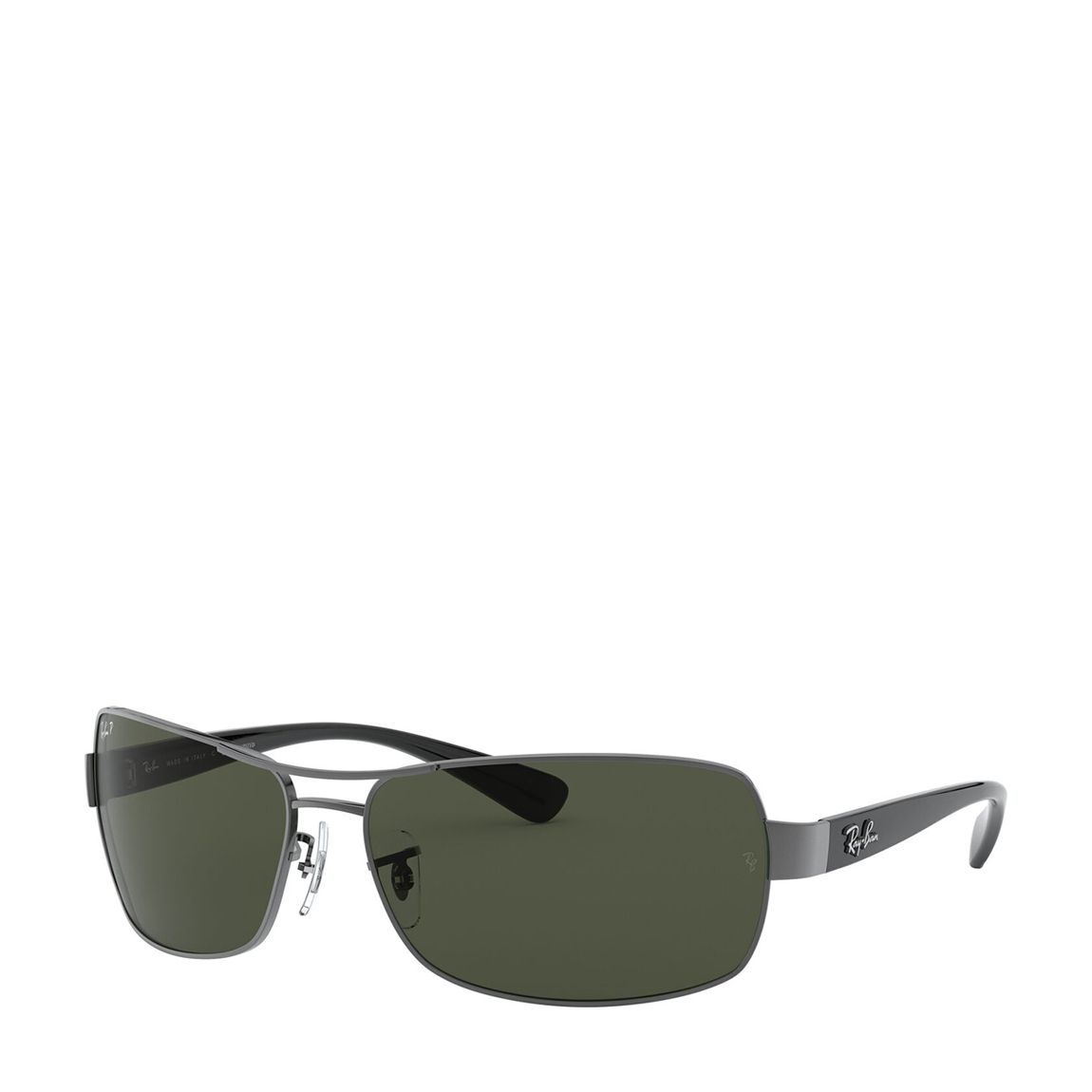 Gunmetal Angled Sunglasses 64mm main product photo