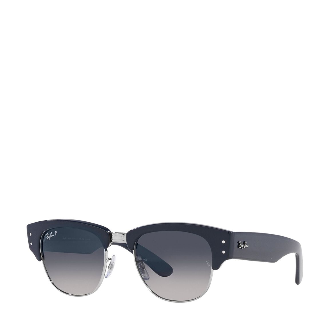 Silver Mega Clubmaster Sunglasses 50mm main product photo