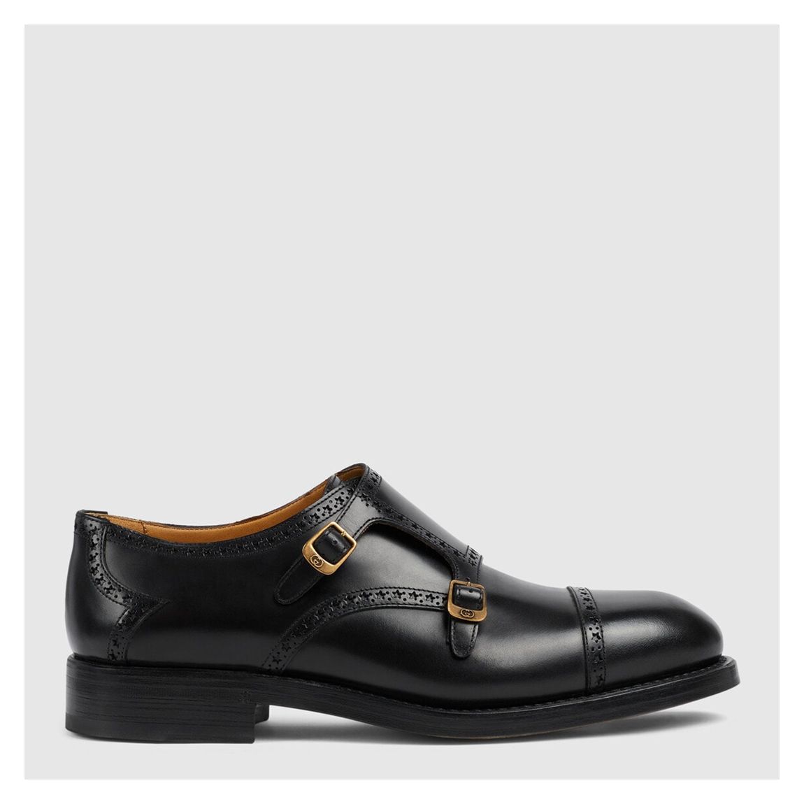 Men's Leather Monk Strap Shoes main product photo
