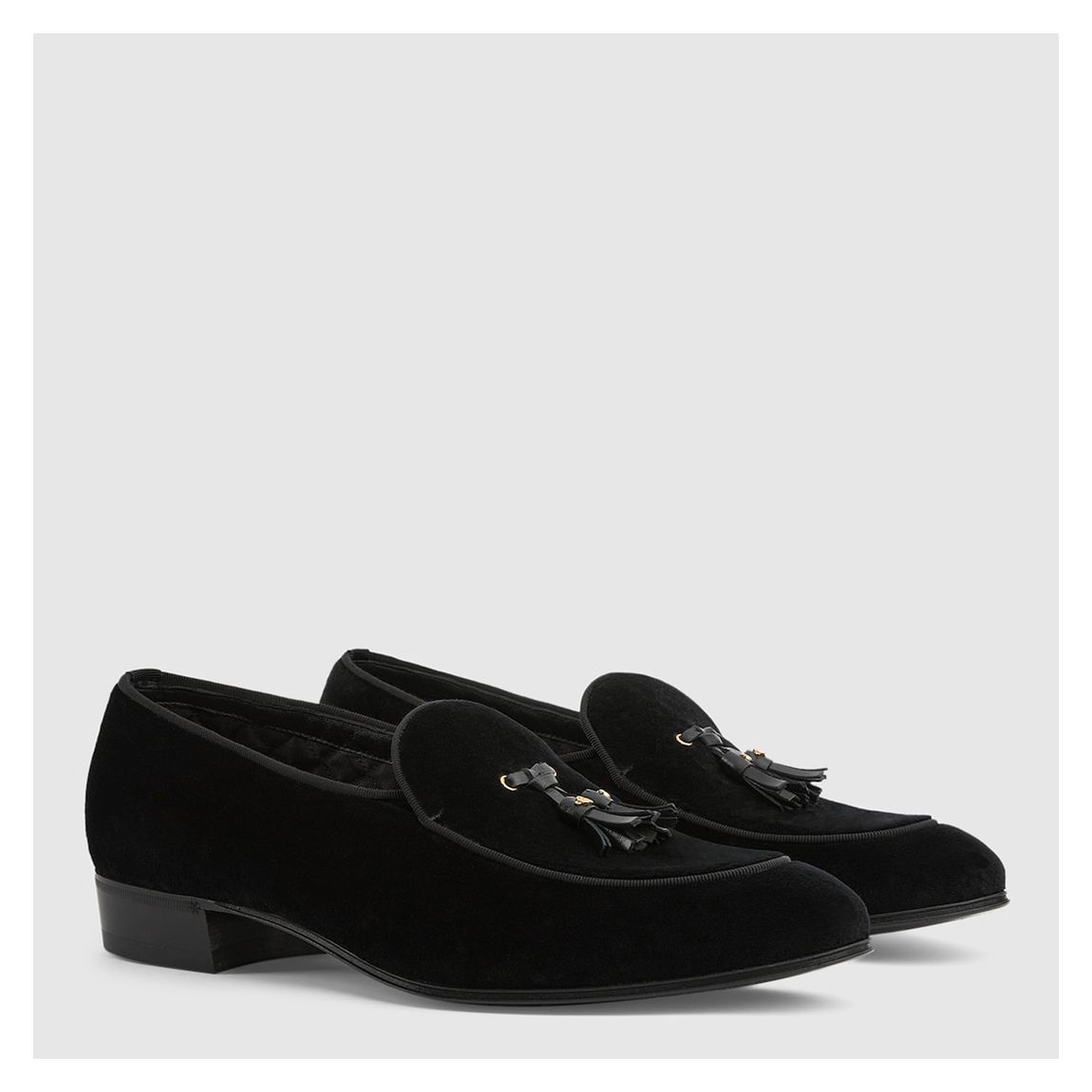 Men's Black Velvet Mocassin main product photo