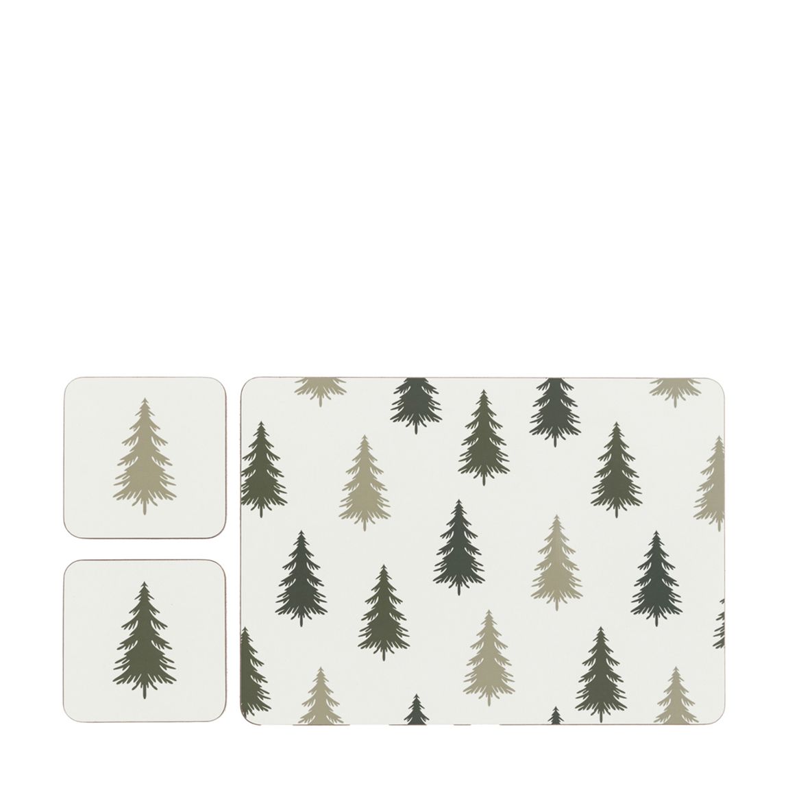 Set of 4 Woodland Trees Placemat & Coaster main product photo