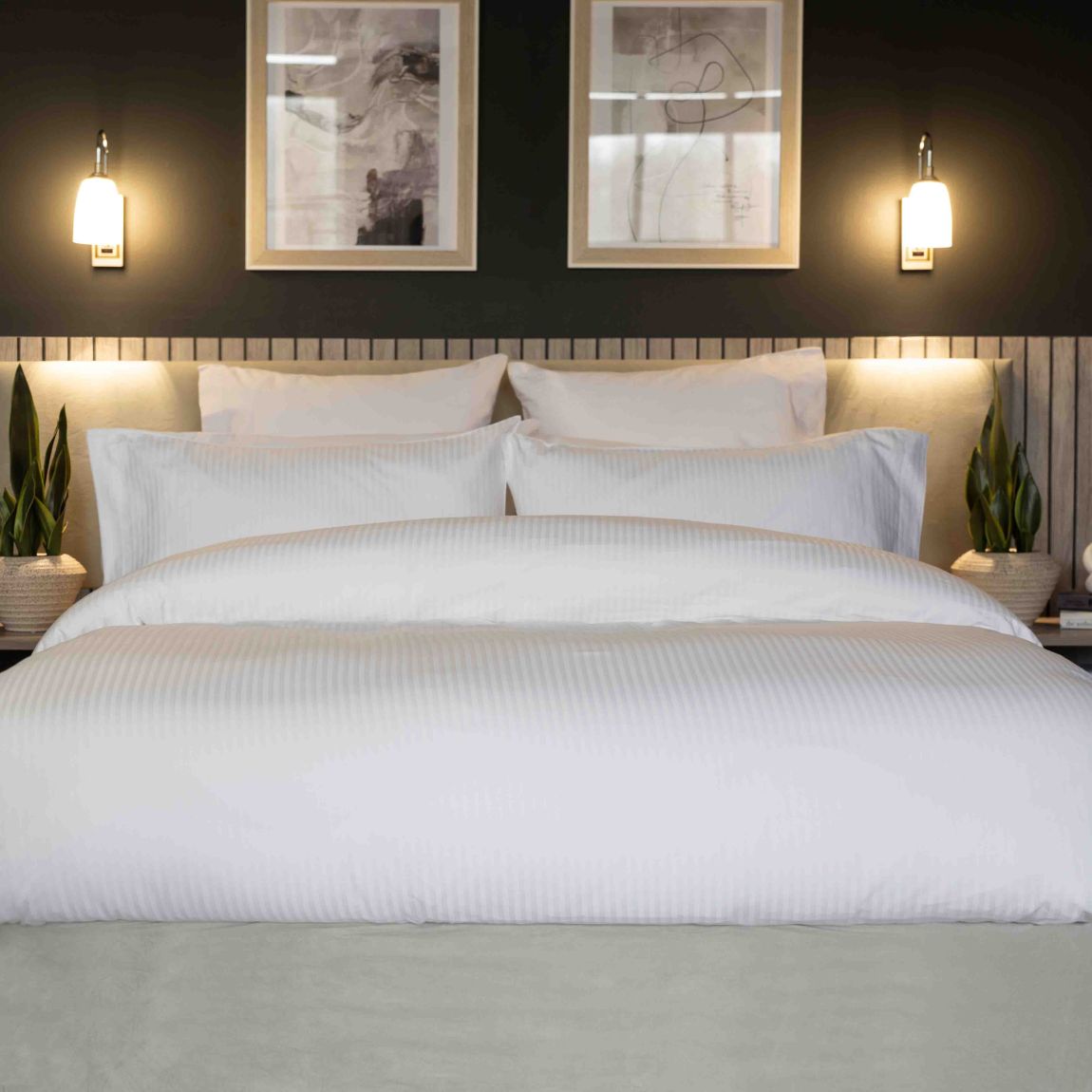 Belledorm Hotel Suite Soho Duvet Set, Single White main product photo