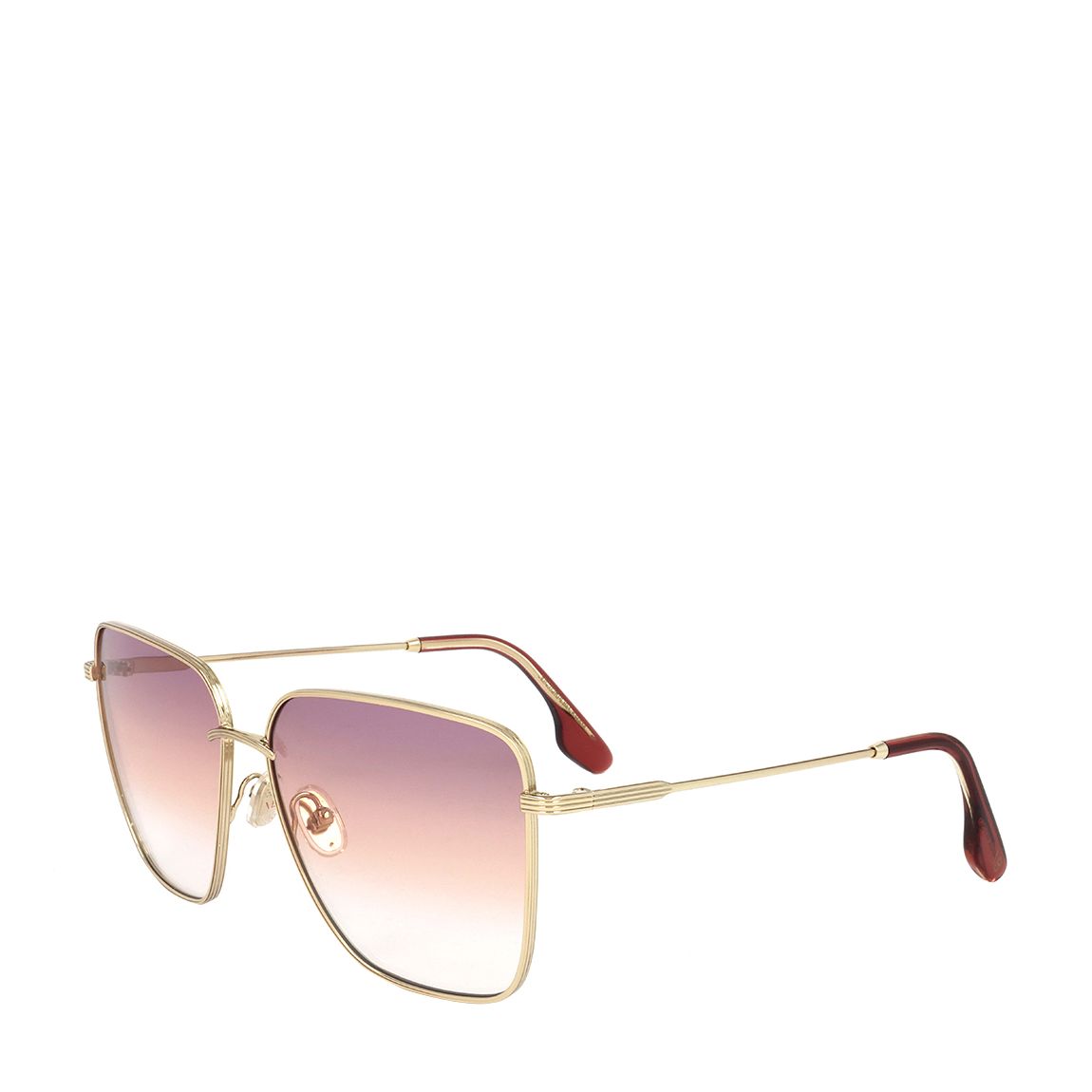 Gold/Purple Peach Square Sunglasses 61mm main product photo