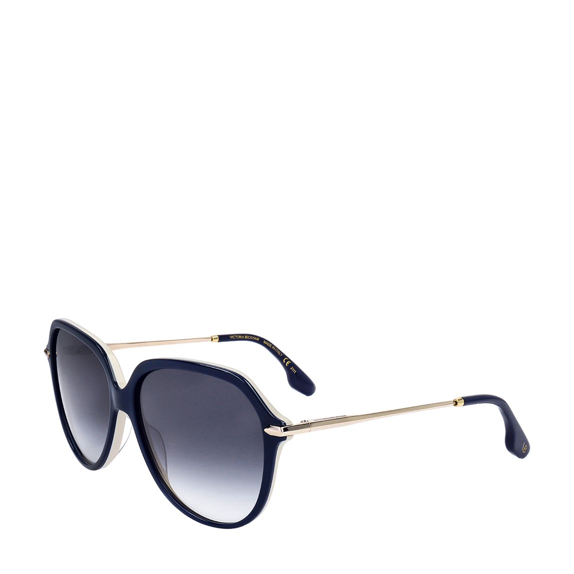 Blue/Ivory Round Sunglasses 59mm main product photo