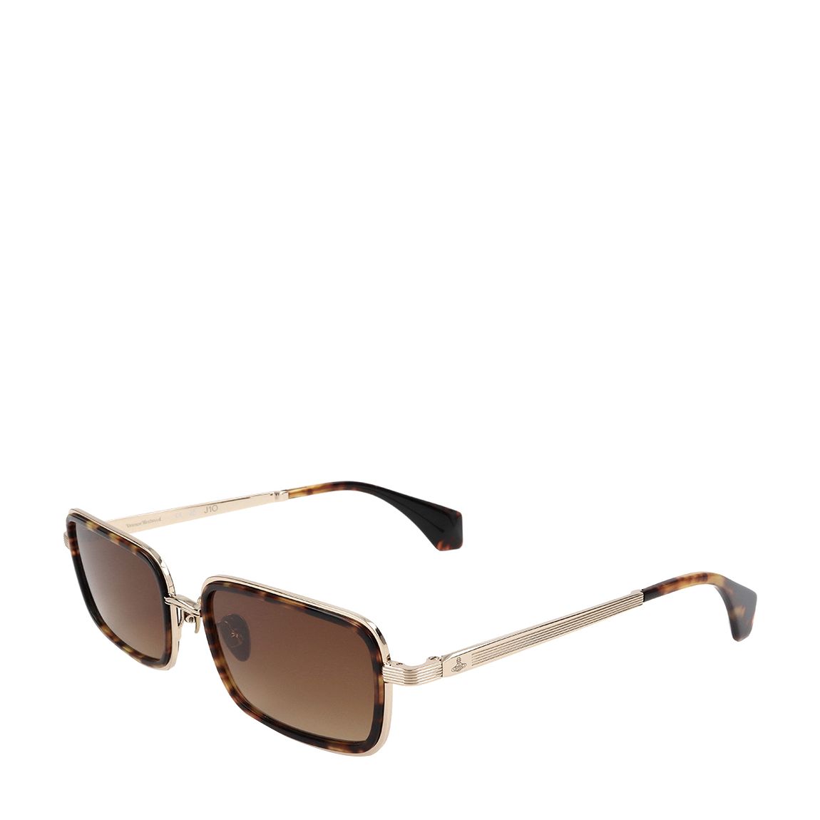 Gold Rectangle Sunglasses 55mm main product photo