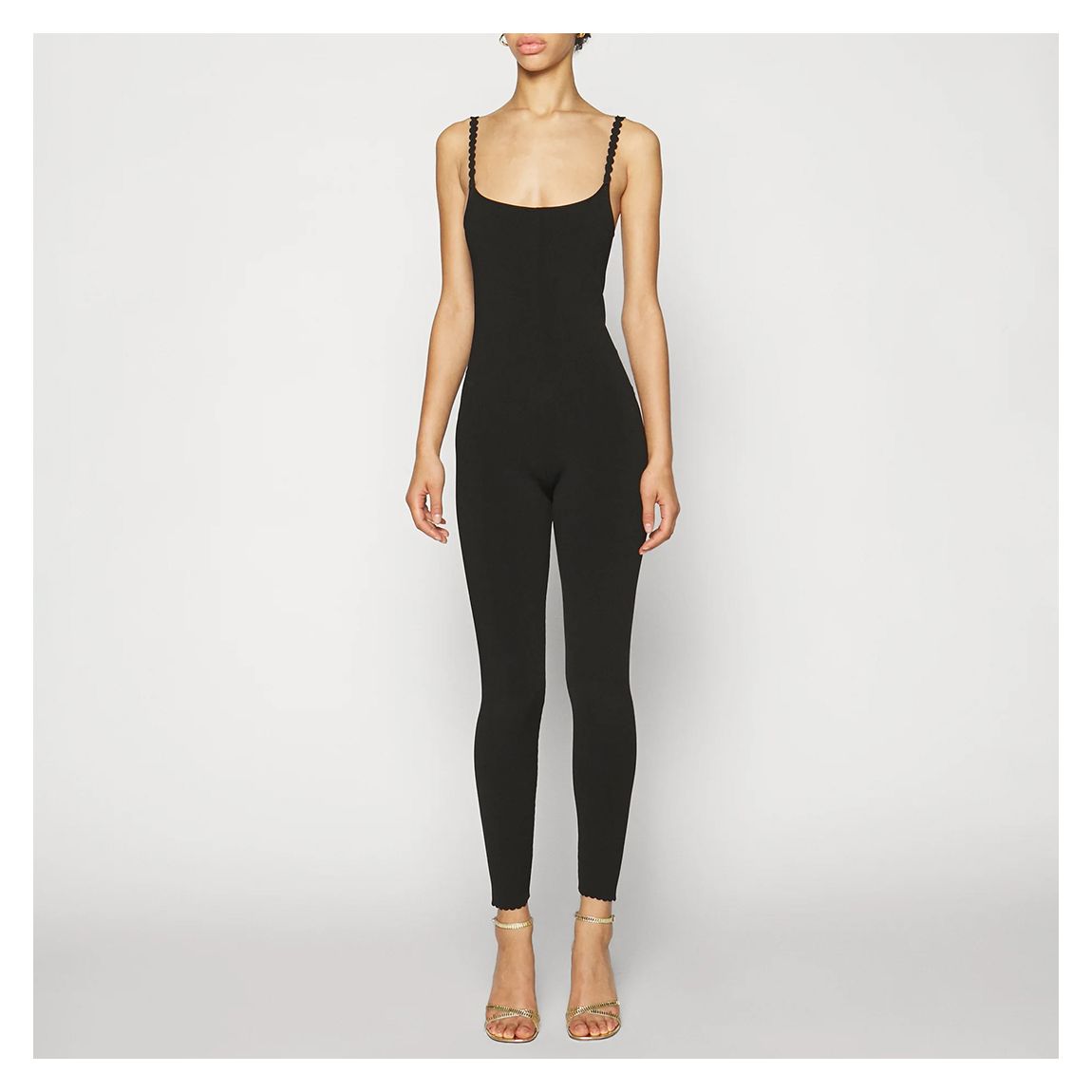 Vb Body Scallop Strap Catsuit main product photo