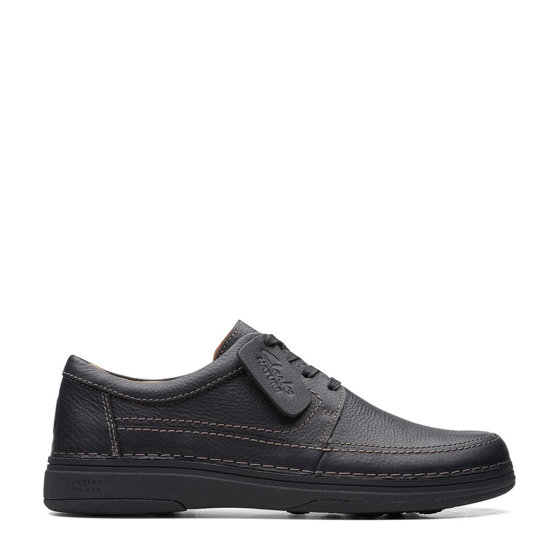 Black Nature 5 Lo Leather Wide Casual Shoes main product photo