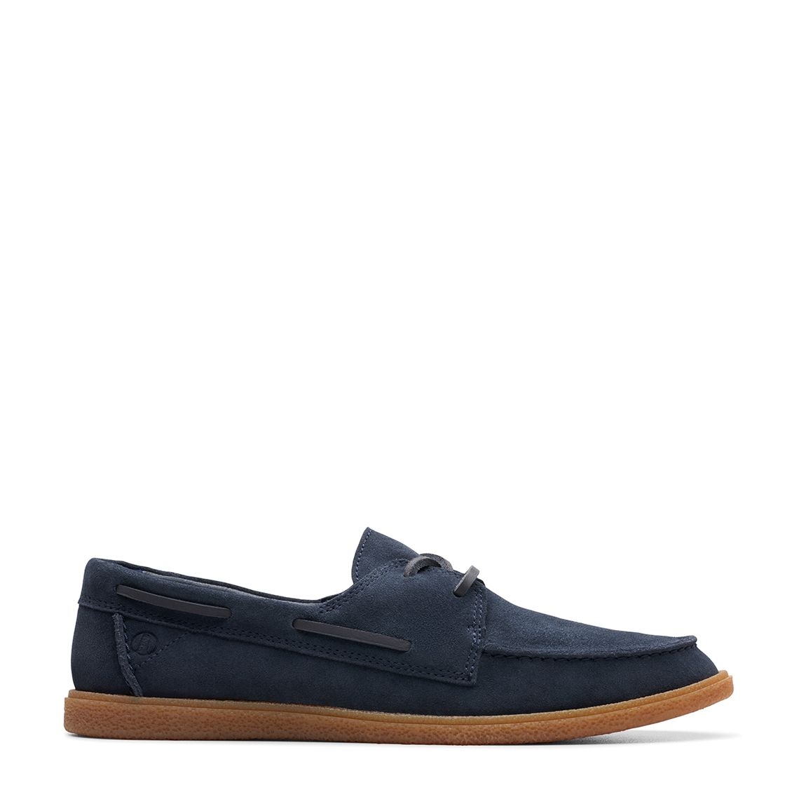 Navy Clarkbay Go Suede Casual Shoes main product photo