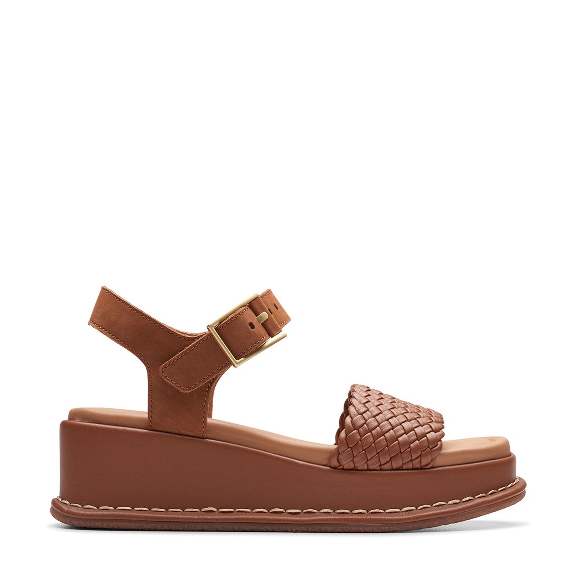 Tan Kimmei Bay Wedge Sandals main product photo