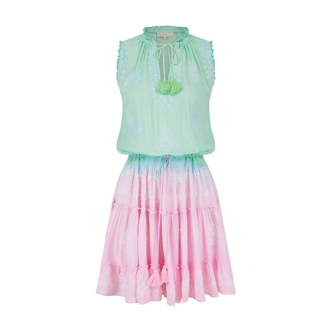 Celon Dress Aqua-Pink main product photo