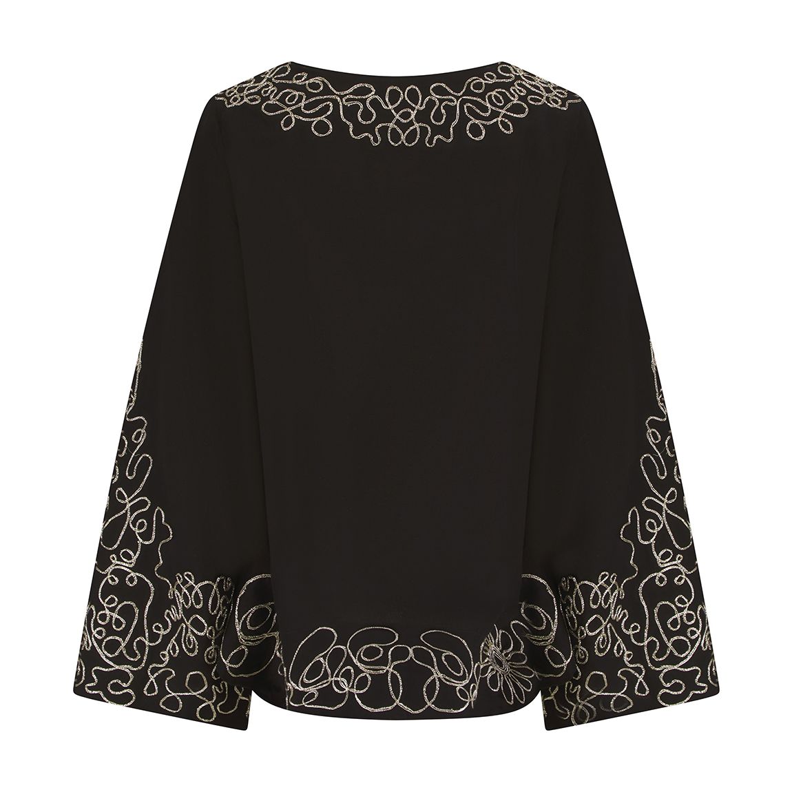 Izzadora Top Black-Gold main product photo
