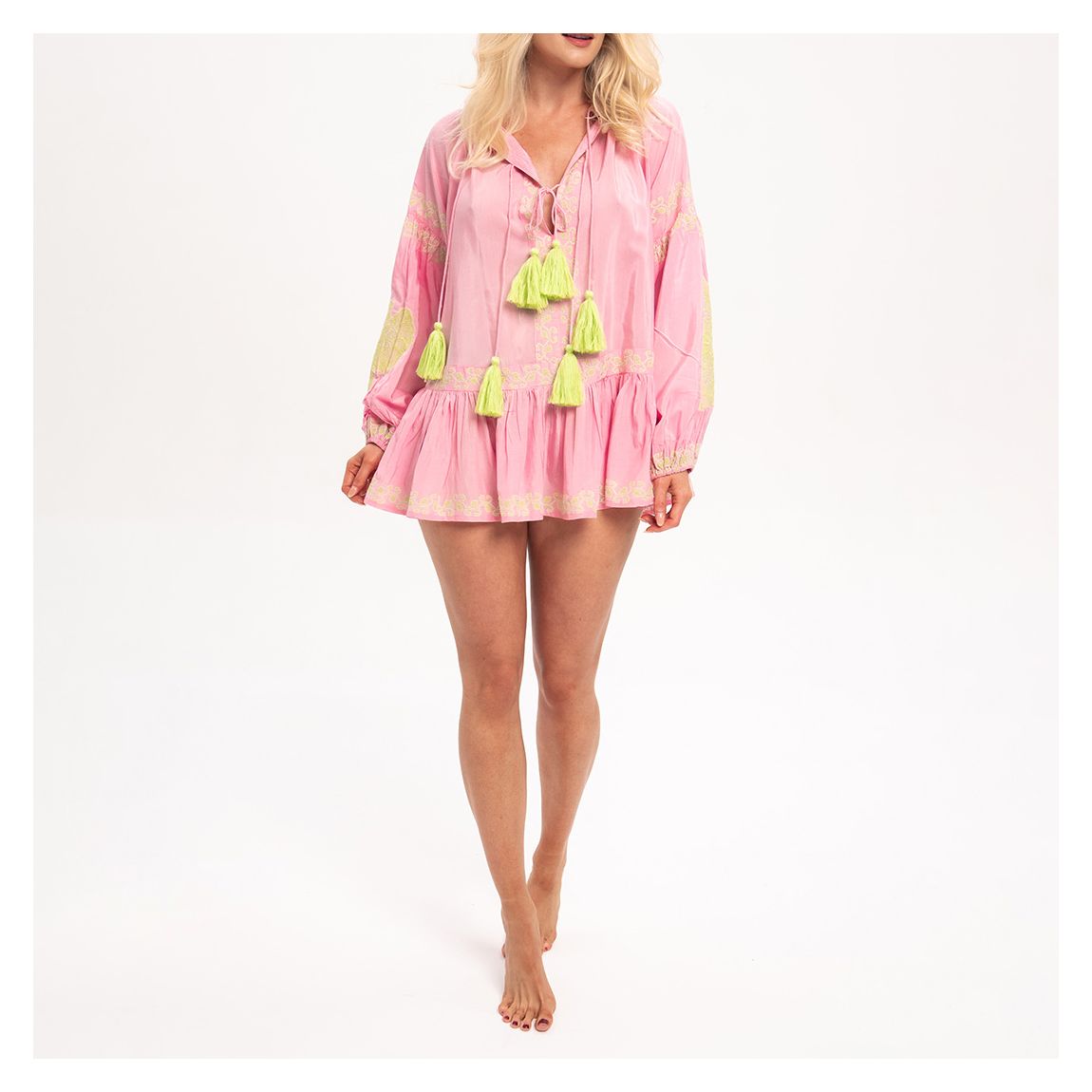 Tamara Top Pink-Pistachio main product photo