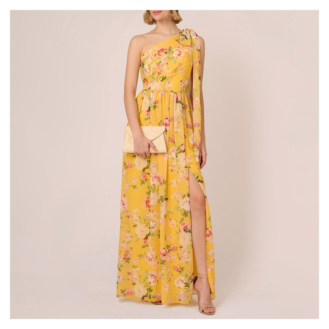 One Shoulder Chiffon Gown main product photo