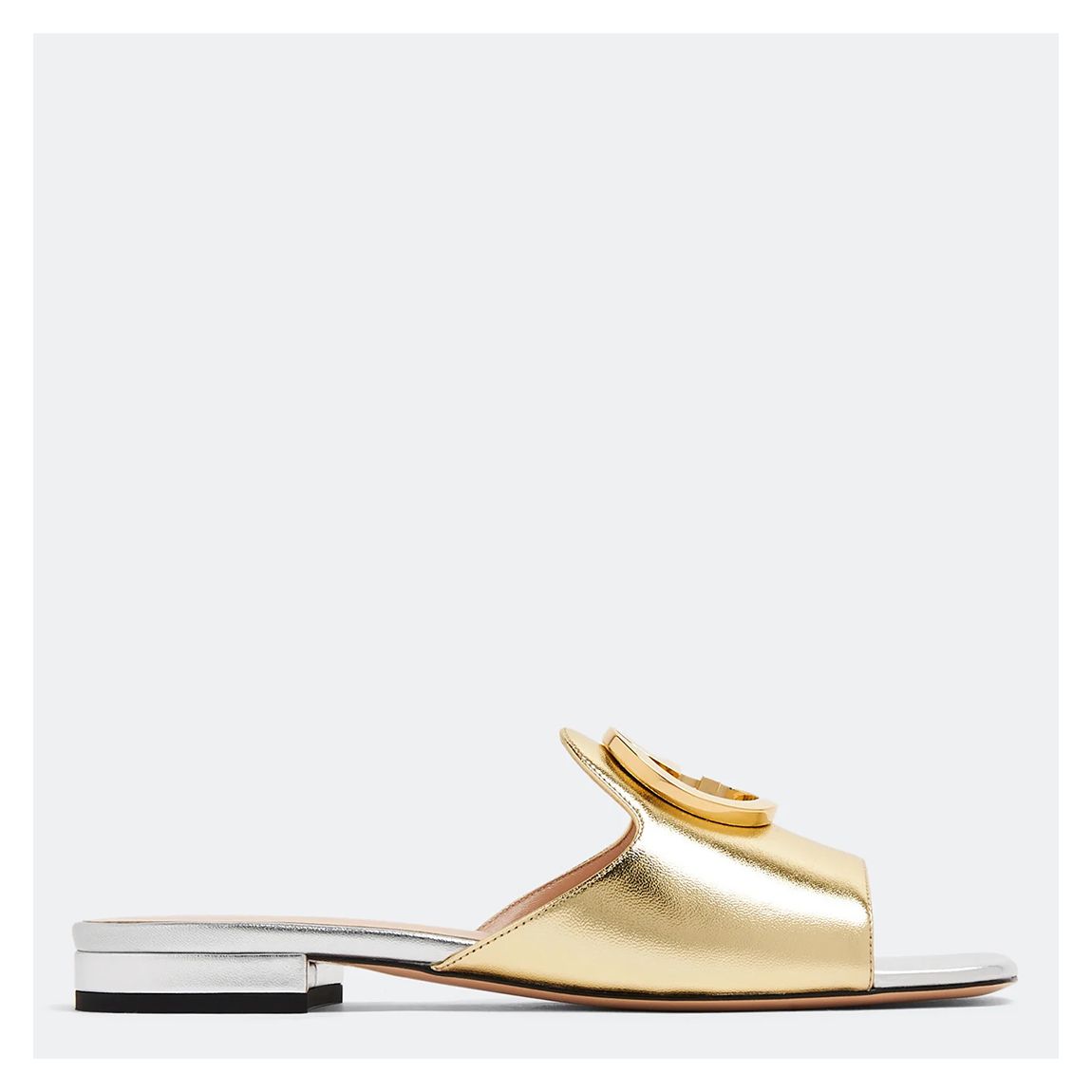 Women's Gold Heeled Sandals main product photo