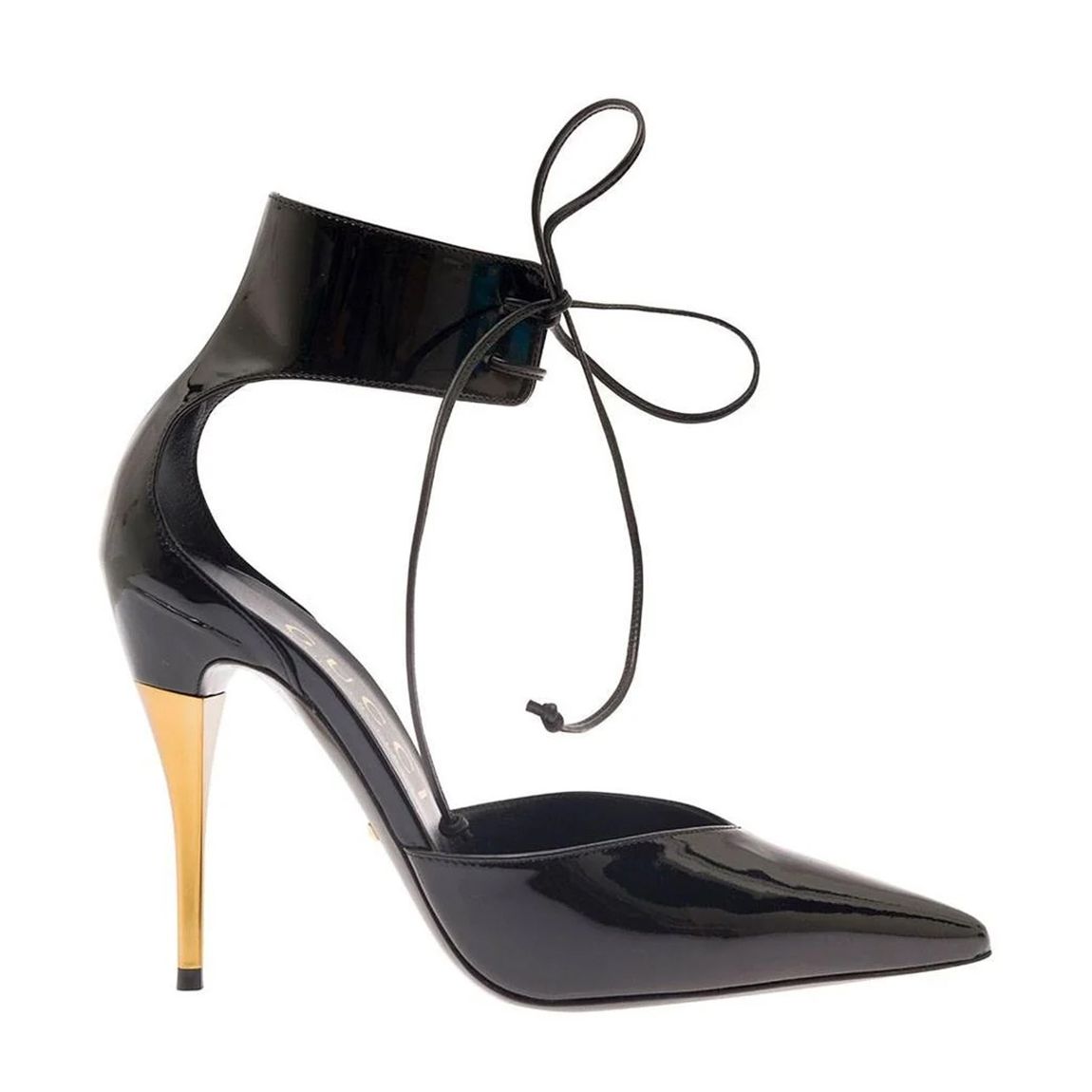 Women's Black Patent Leather Court Shoe main product photo