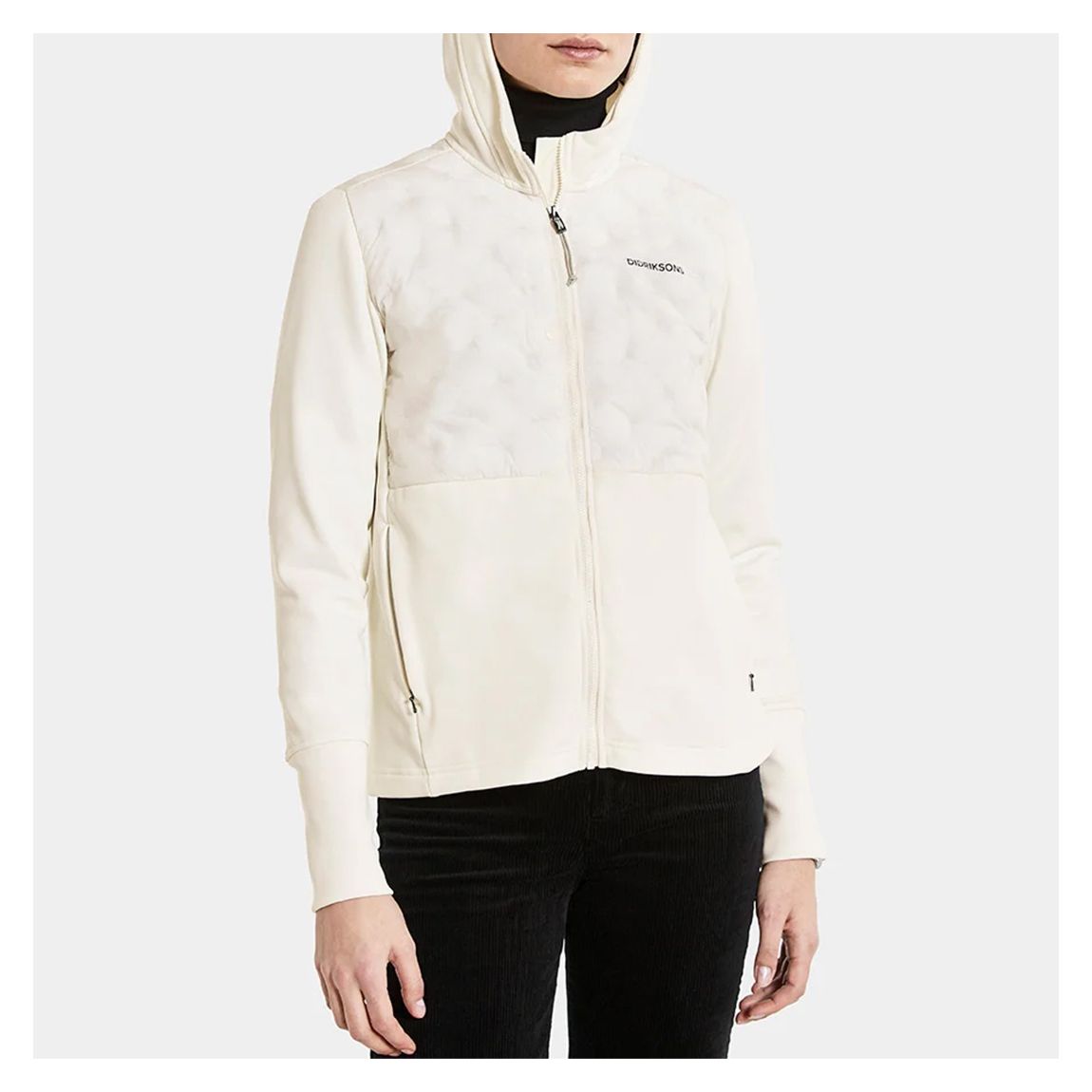 White Valda Full Zip Fleece main product photo