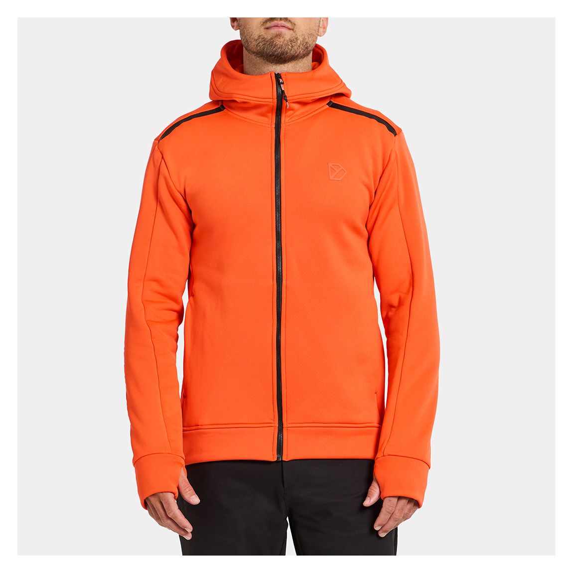 Neon Orange Acke Full Zip Fleece main product photo