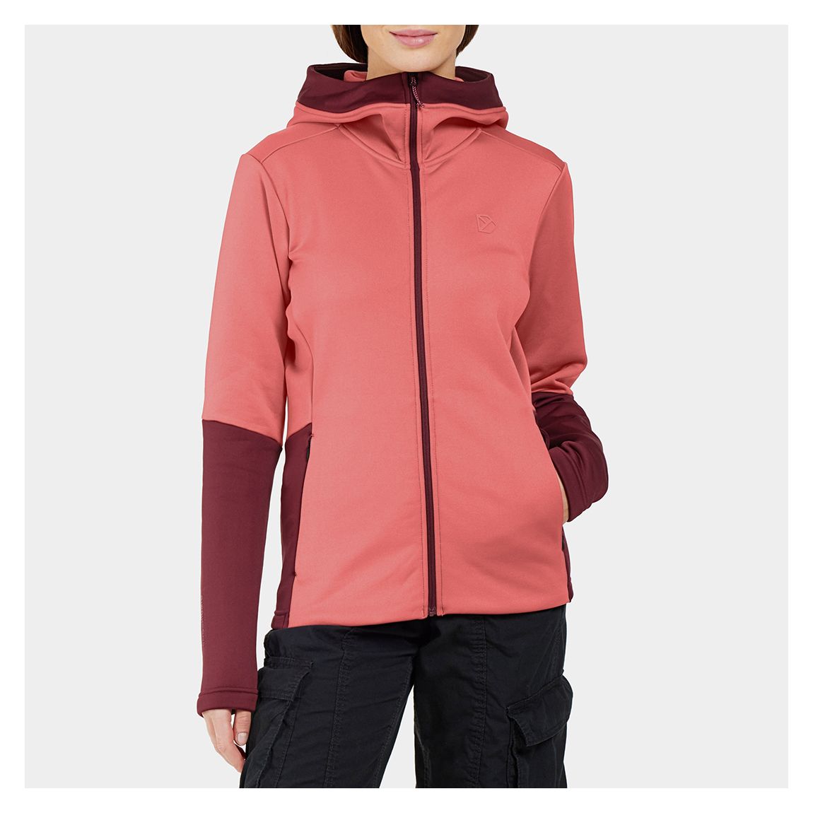 Coral Pink Rosita Full Zip main product photo