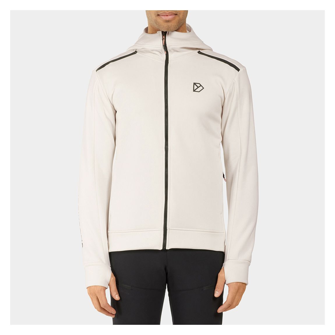 Ecru Acke Full Zip Fleece Jacket main product photo