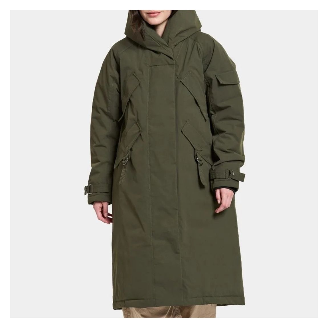 Forest Green Oversized Li Parka main product photo
